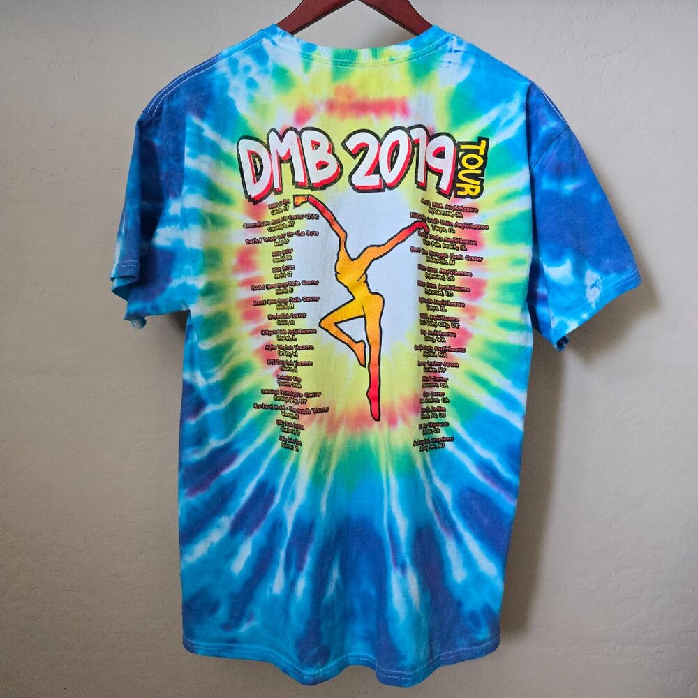 Dave Matthews Band 2019 Concert Tour Tie Dye Graphic T-Shirt Men’s Large Unisex - Picture 7 of 11